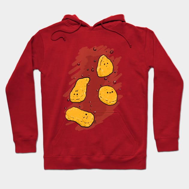 Nuggets of Fun Hoodie by TheHenHouse